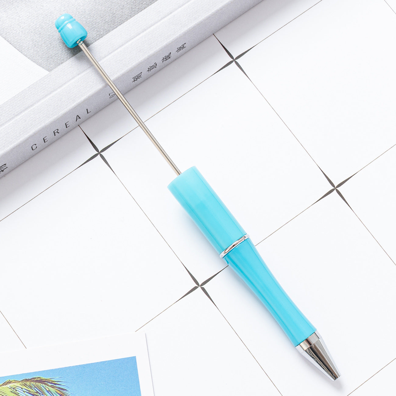 Wholesale DIY Beadable Pens Colorful Multifunctional Plastic Ballpoint Pen